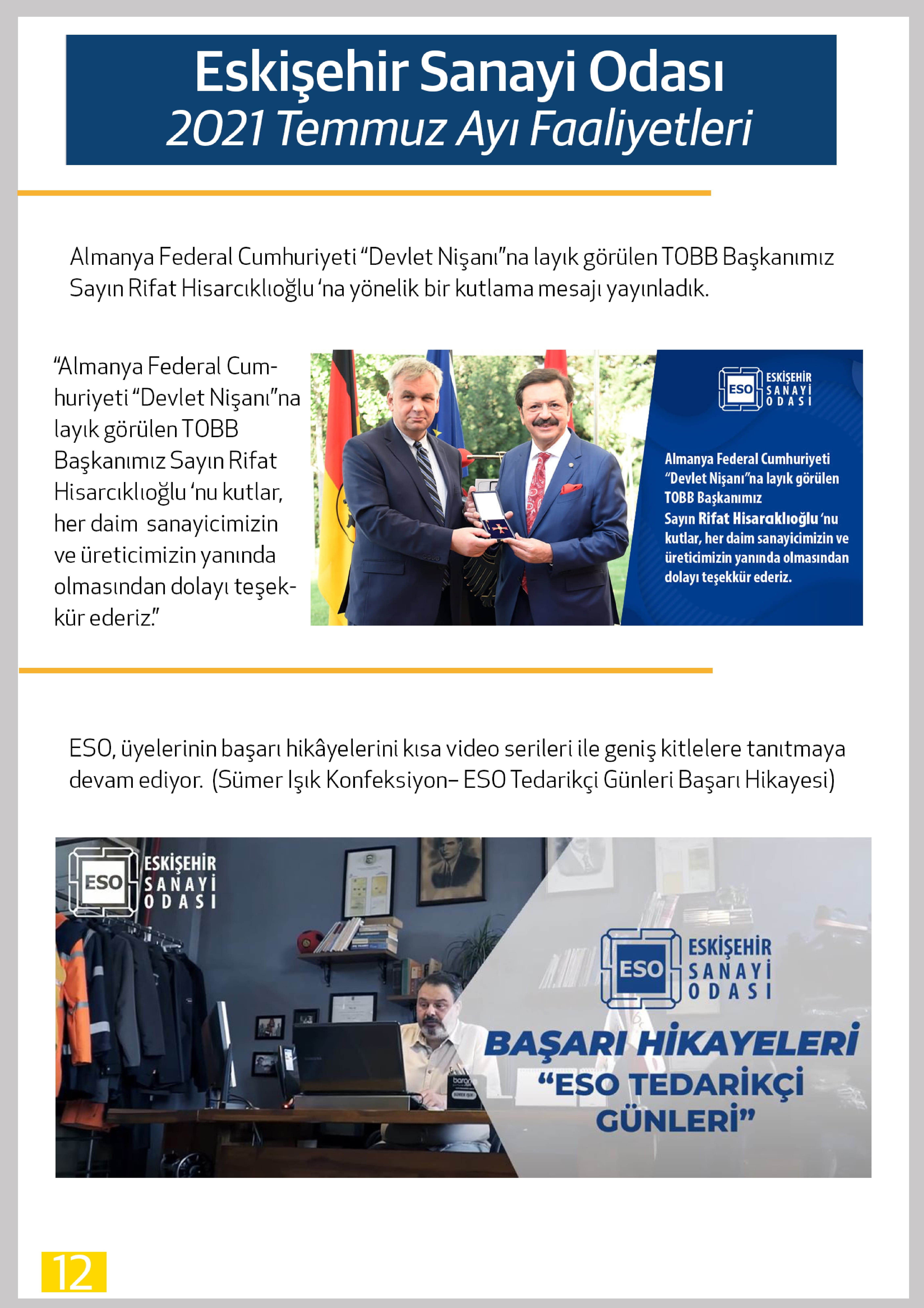 ESKİŞEHİR SANAYİ ODASI