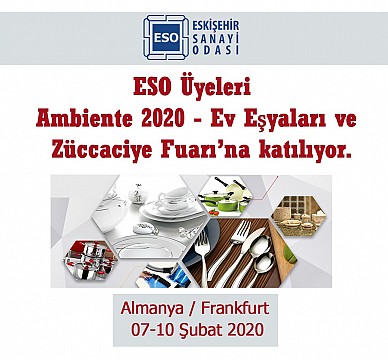 AMBIENTE 2020 – EV EŞYALARI VE ZÜCCACİYE FUARI