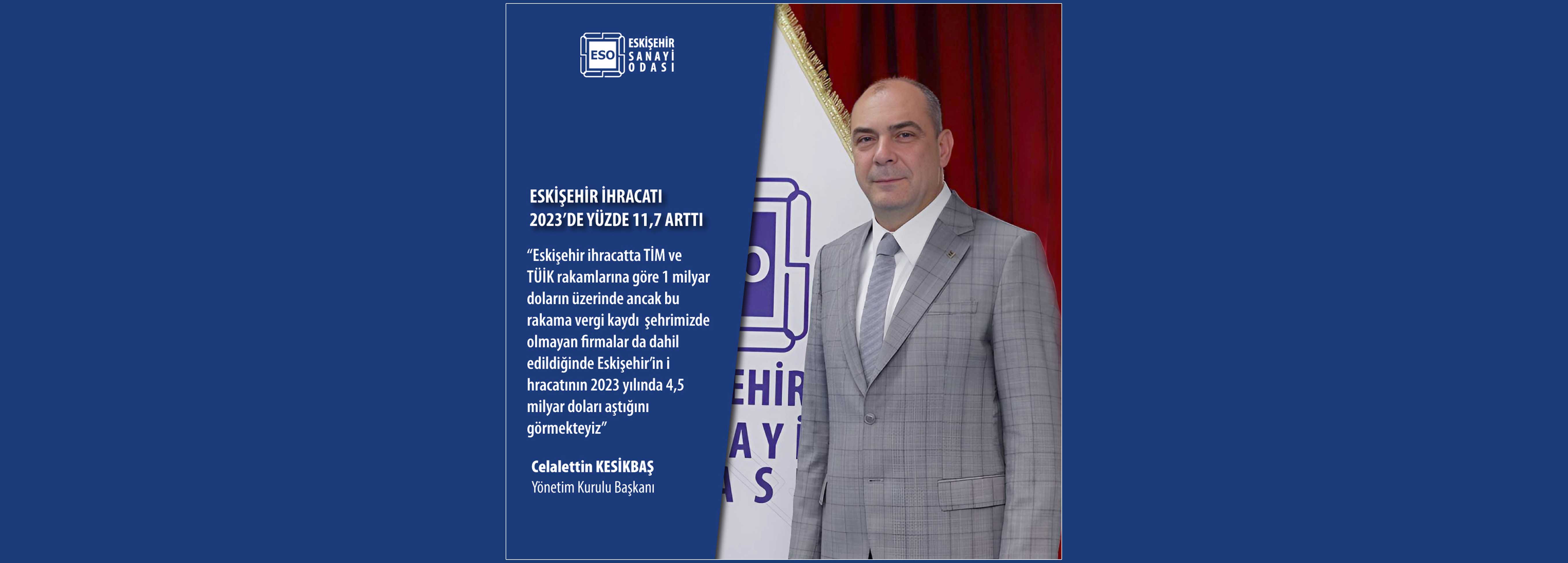 Eskişehir İhracatı 2023’de Yüzde 11,7 Arttı