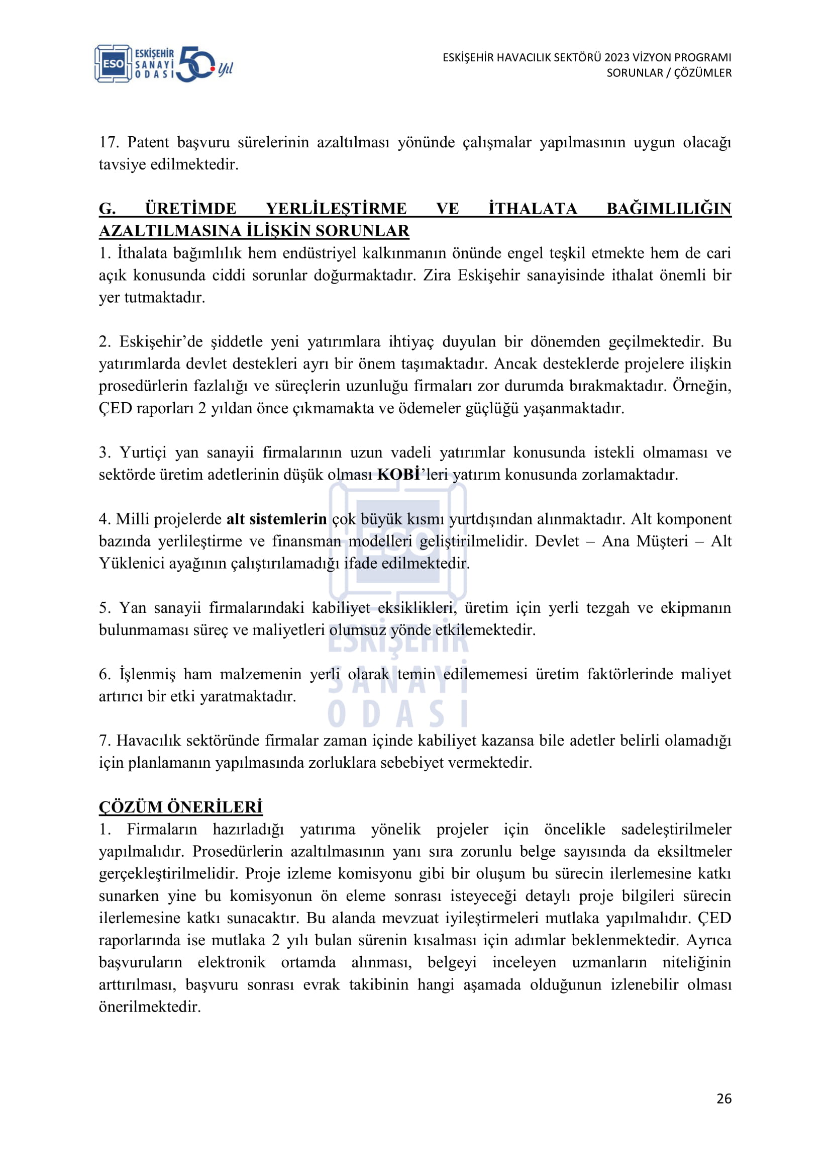 ESKİŞEHİR SANAYİ ODASI