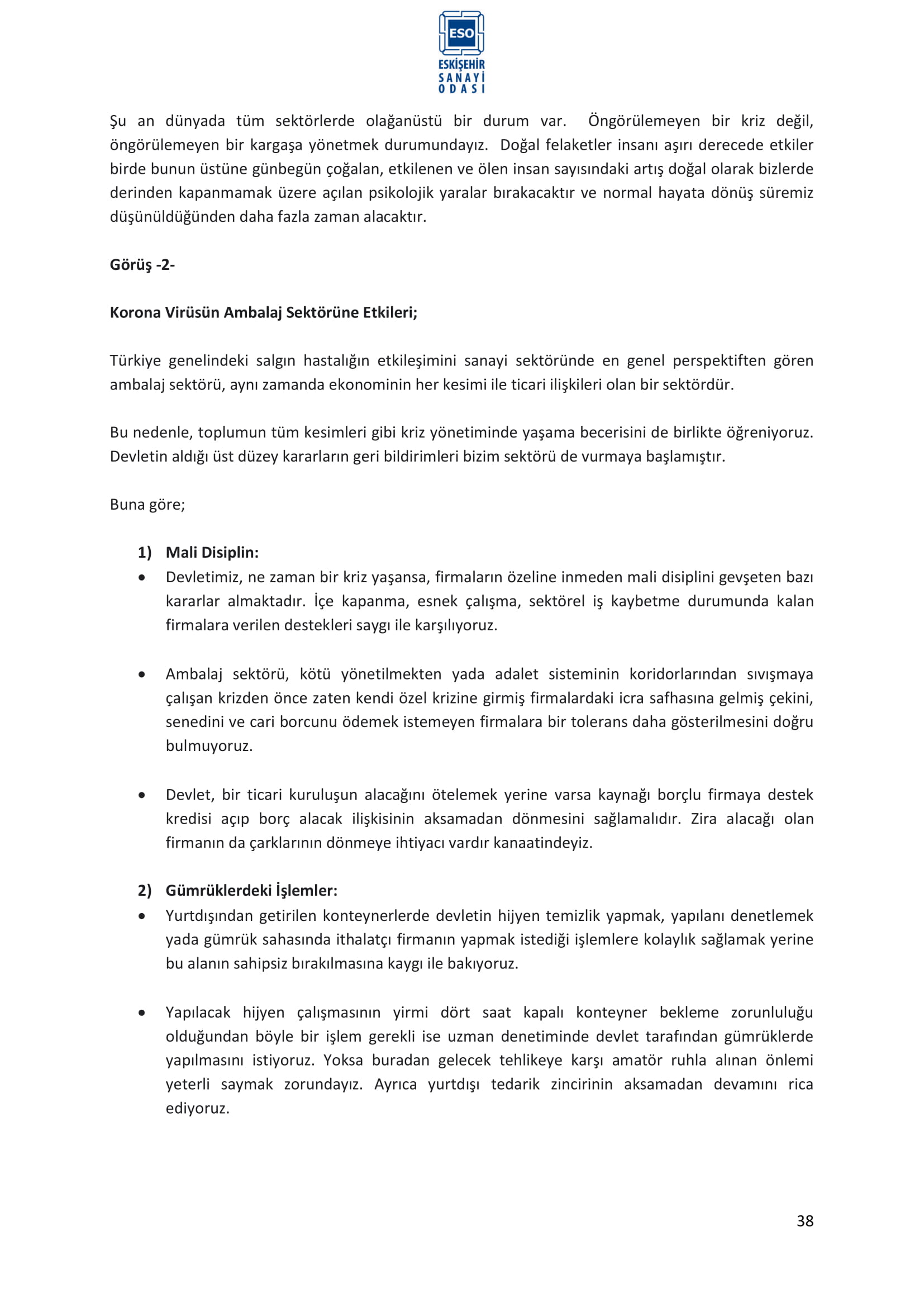 ESKİŞEHİR SANAYİ ODASI