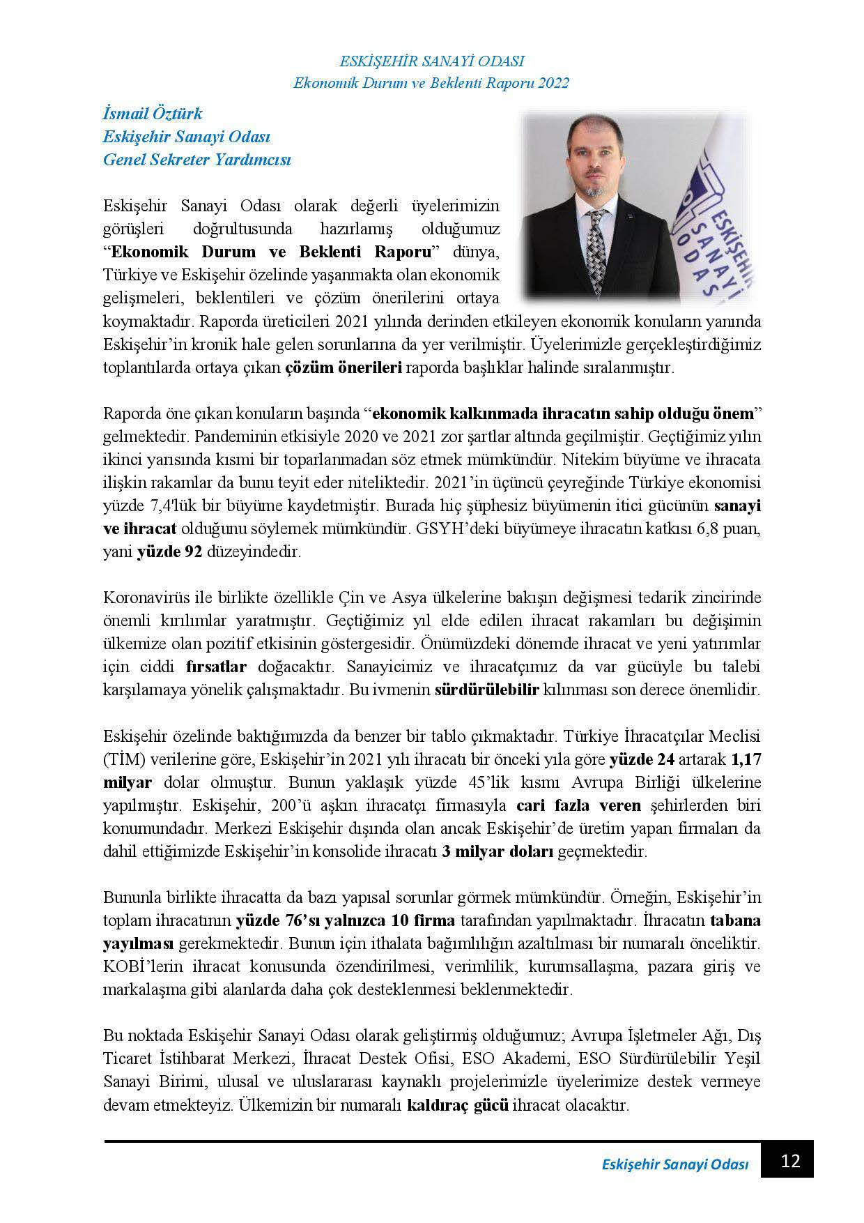 ESKİŞEHİR SANAYİ ODASI