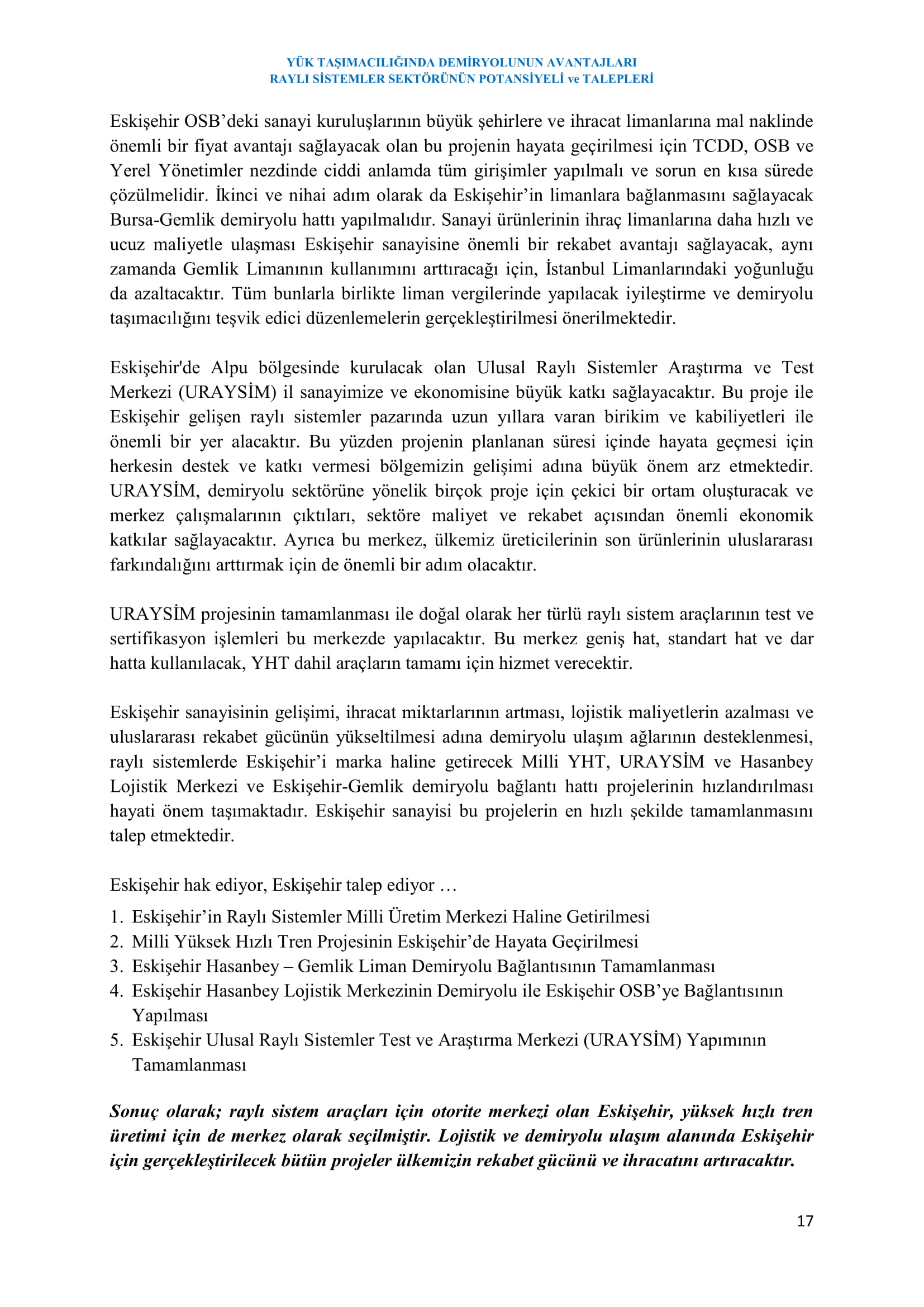 ESKİŞEHİR SANAYİ ODASI