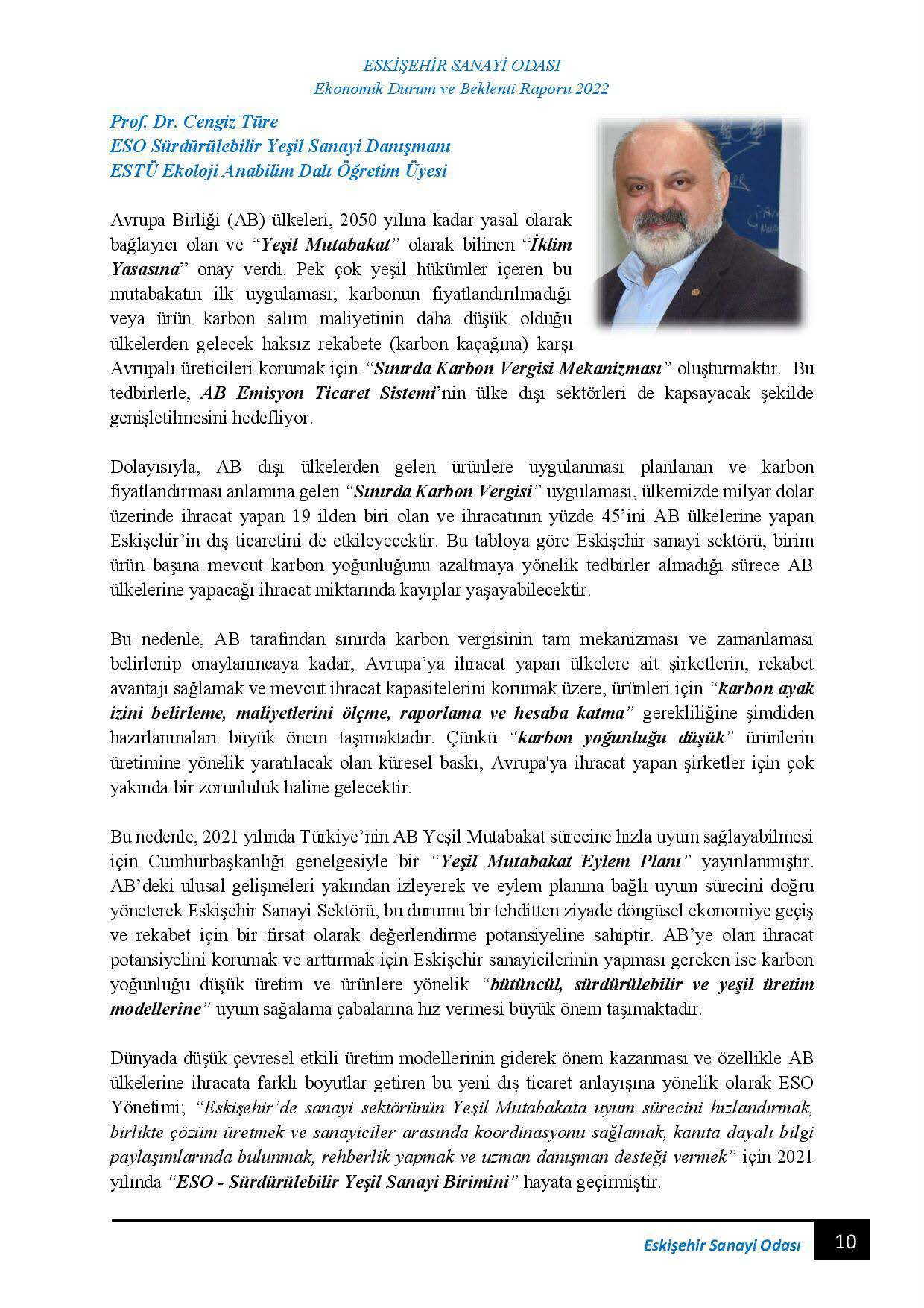 ESKİŞEHİR SANAYİ ODASI