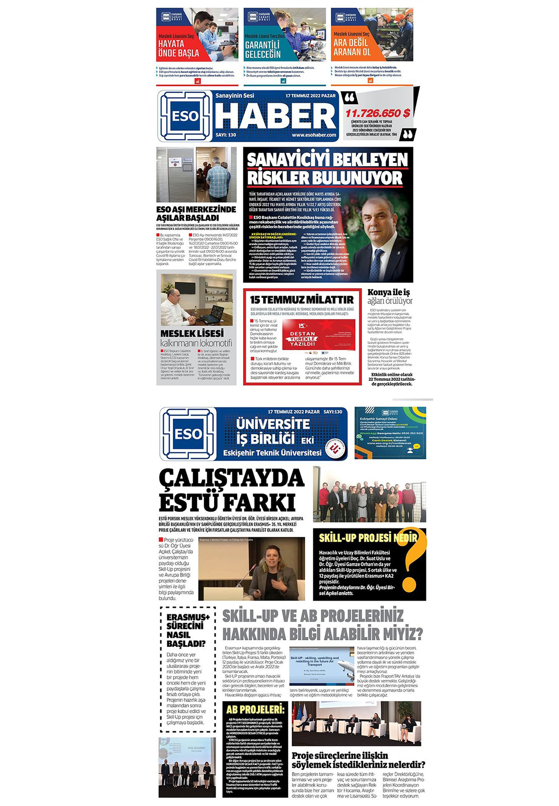 ESOHaber Günlük Dijital Gazete