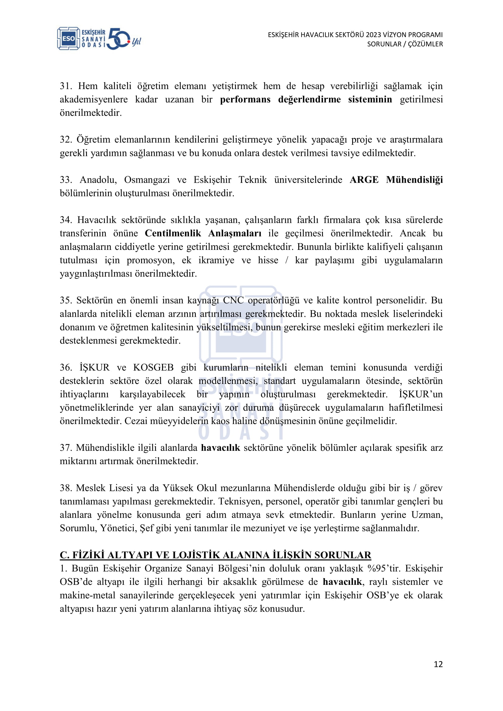 ESKİŞEHİR SANAYİ ODASI