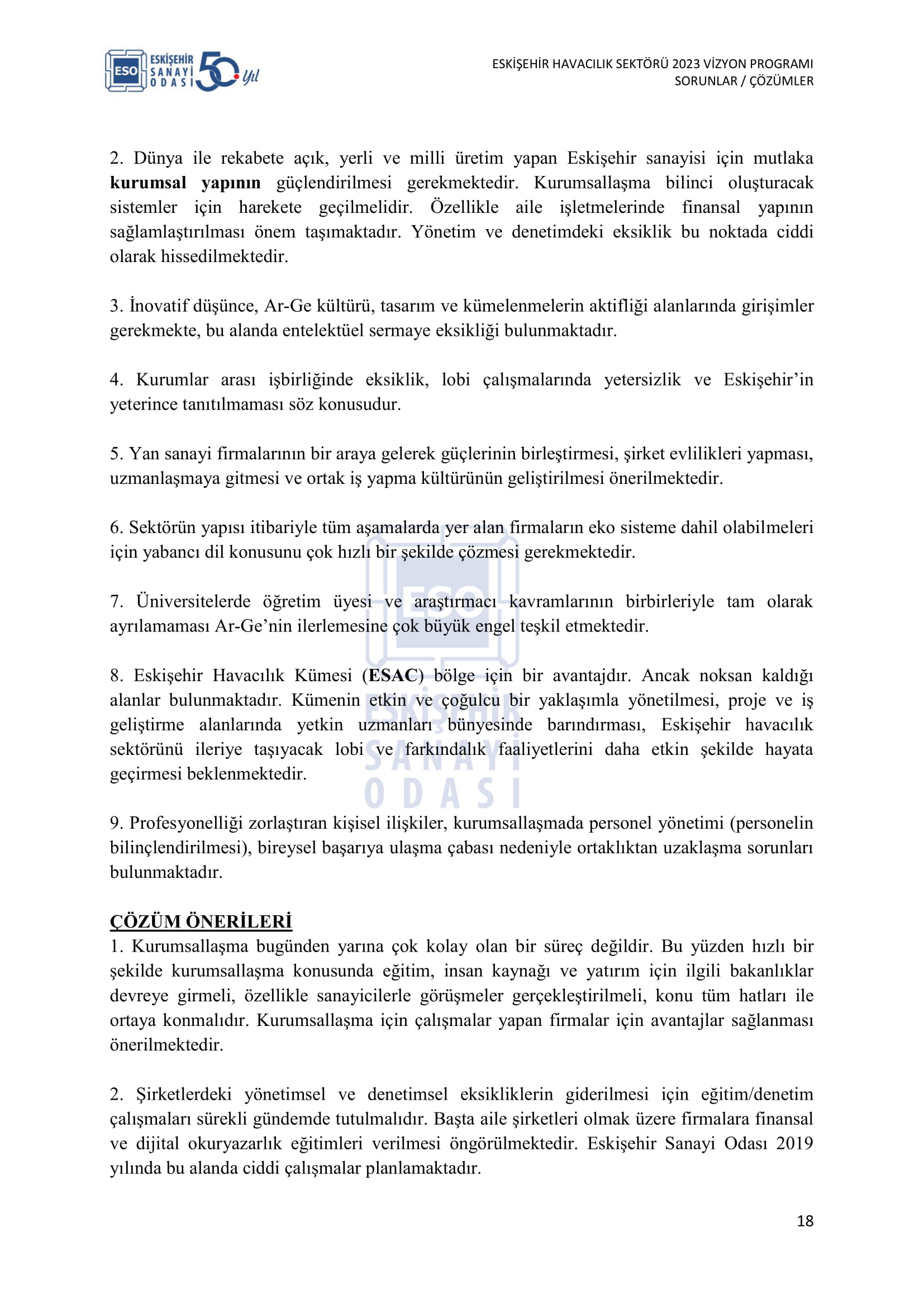 ESKİŞEHİR SANAYİ ODASI