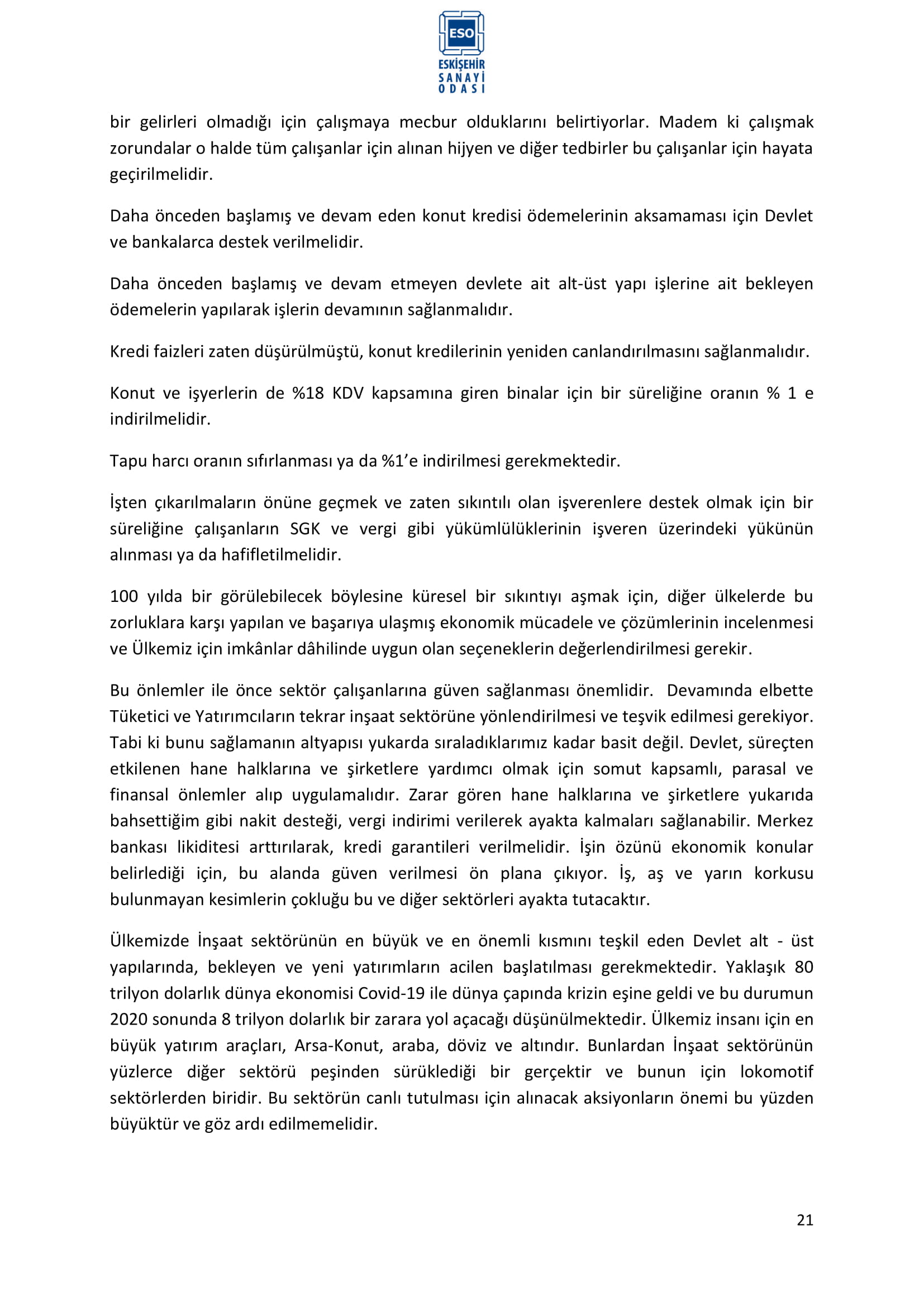 ESKİŞEHİR SANAYİ ODASI