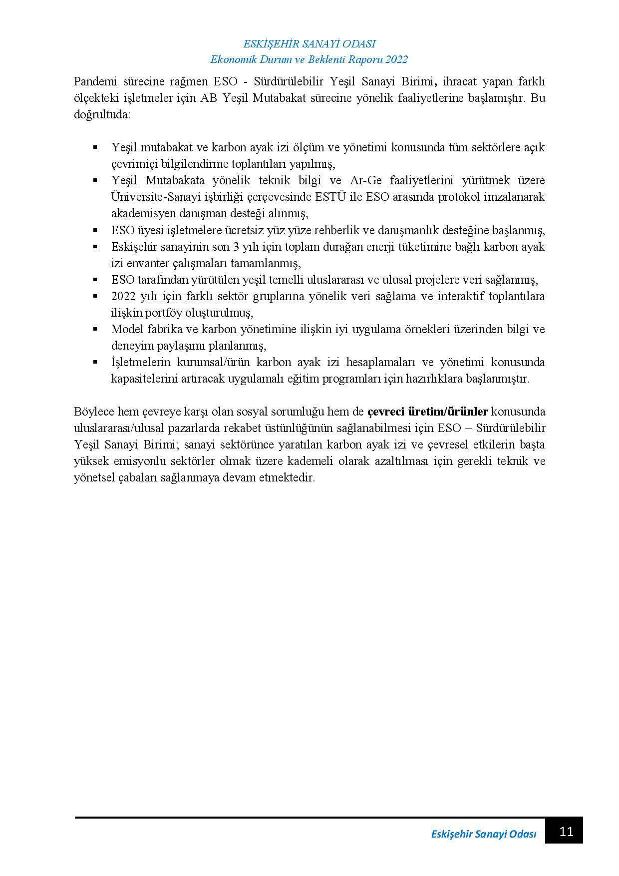 ESKİŞEHİR SANAYİ ODASI