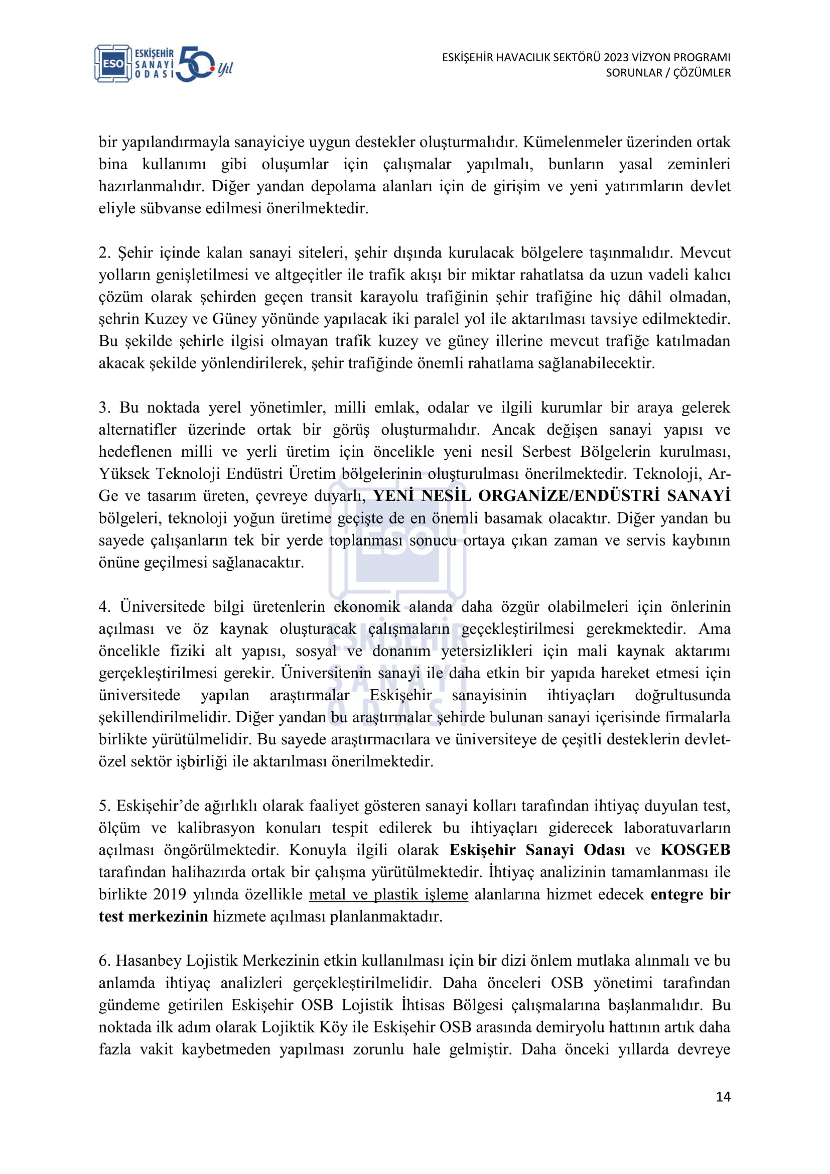 ESKİŞEHİR SANAYİ ODASI