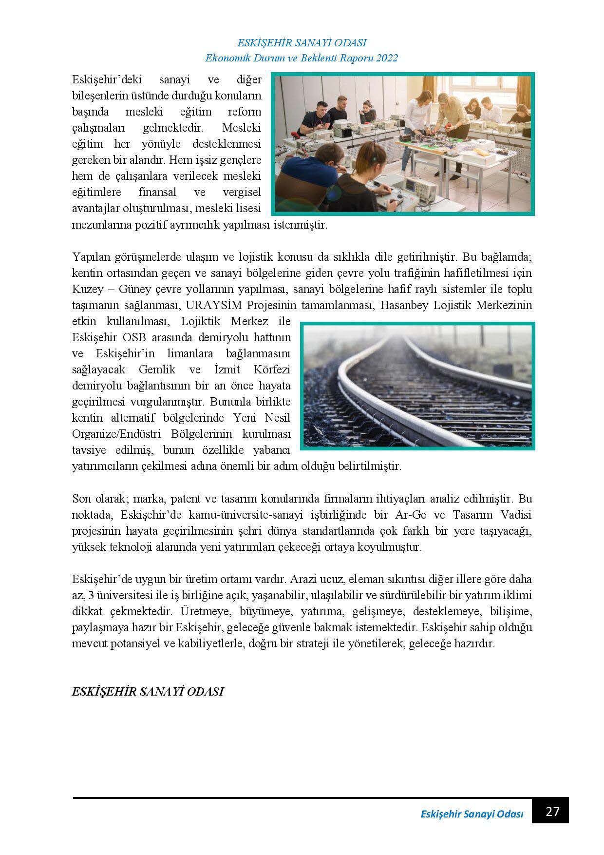 ESKİŞEHİR SANAYİ ODASI