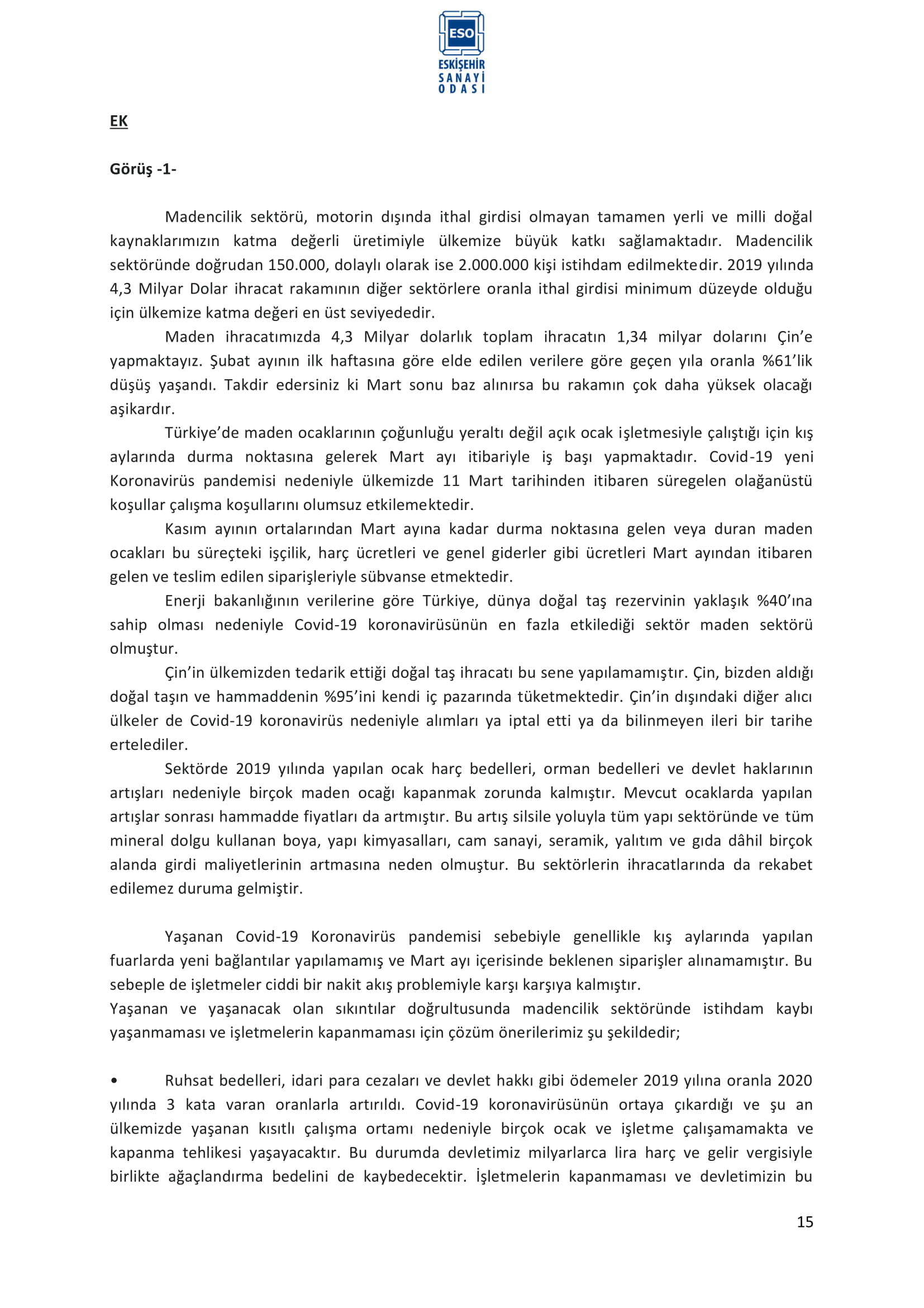 ESKİŞEHİR SANAYİ ODASI