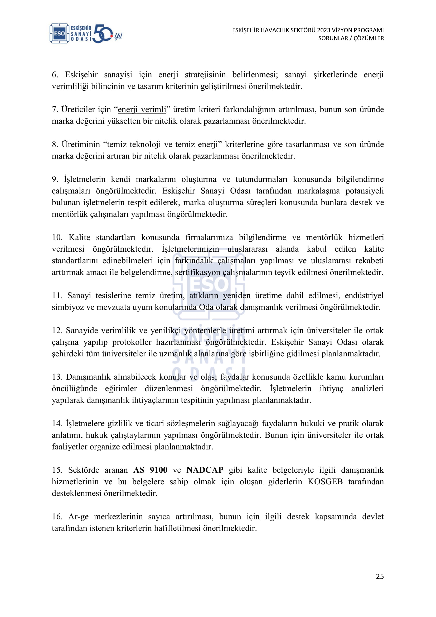 ESKİŞEHİR SANAYİ ODASI