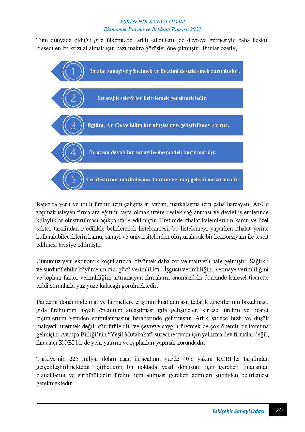 ESKİŞEHİR SANAYİ ODASI