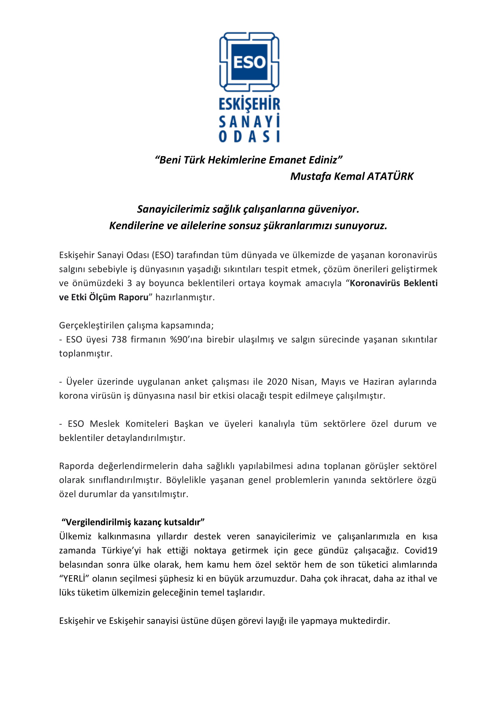 ESKİŞEHİR SANAYİ ODASI