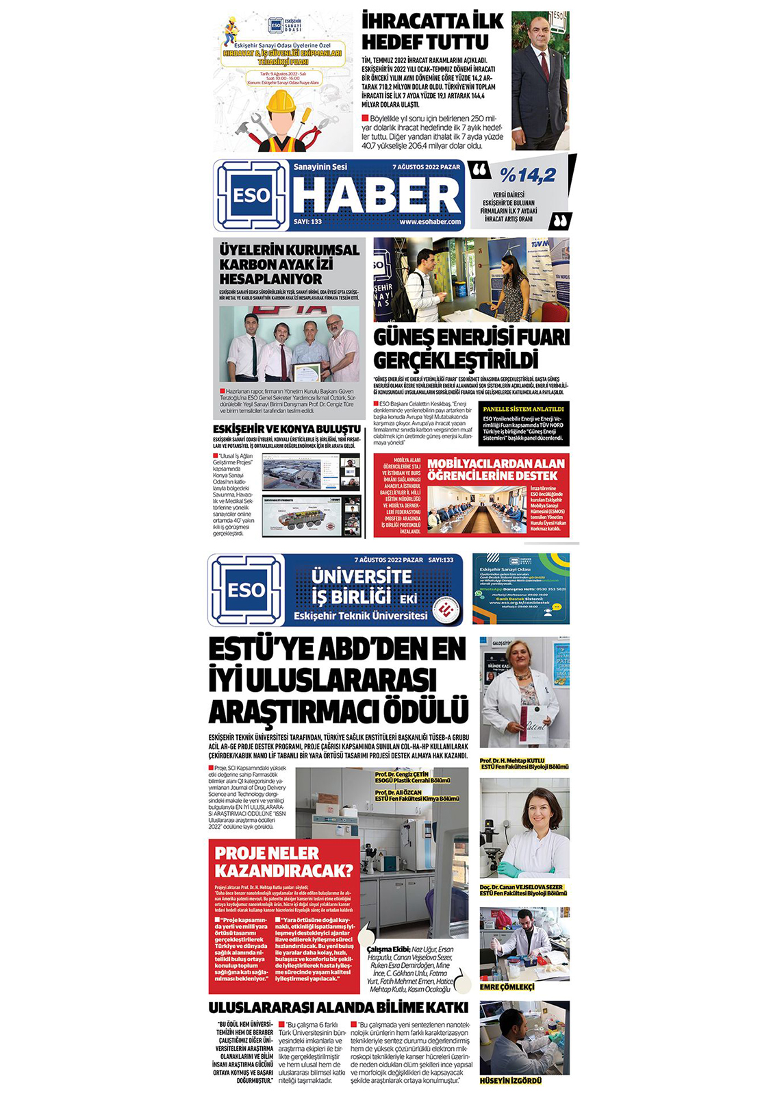 ESOHaber Günlük Dijital Gazete