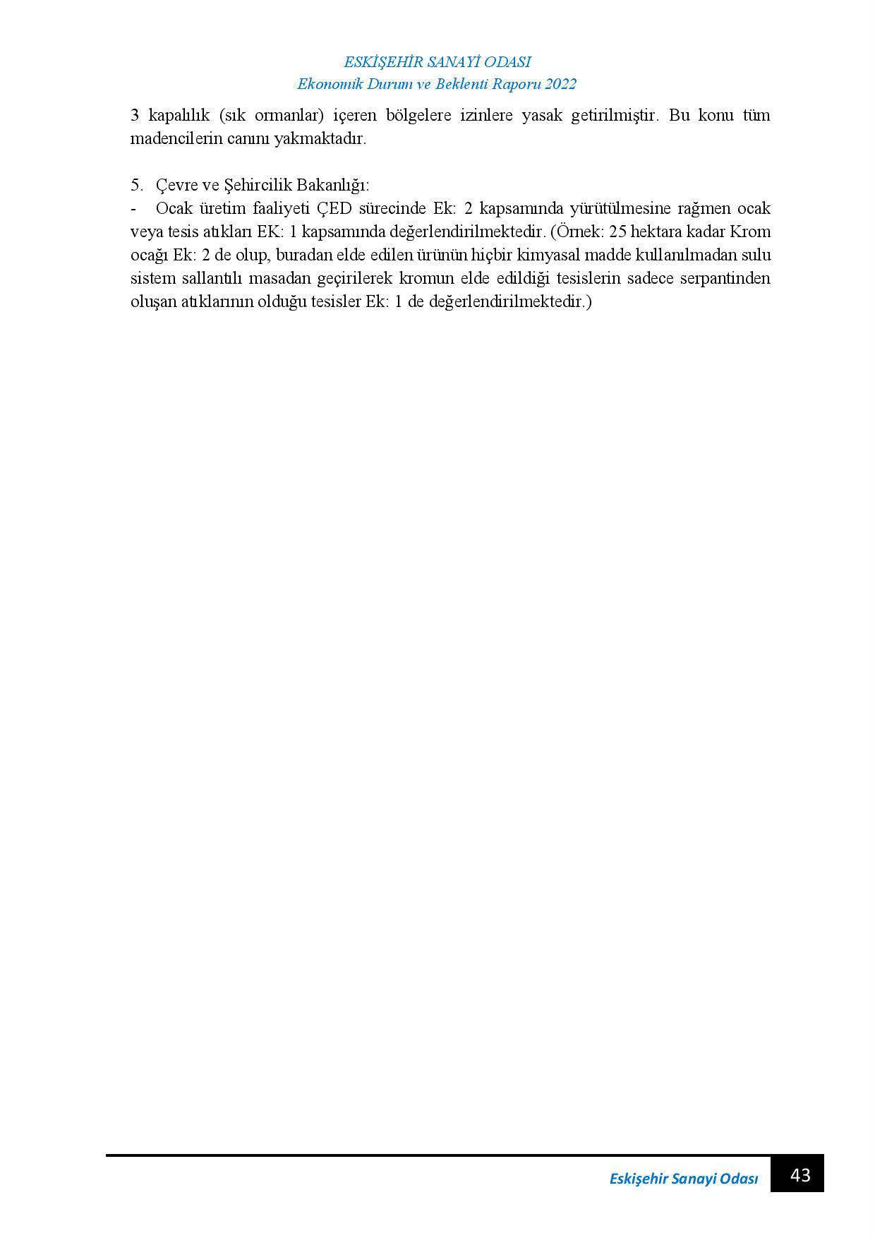 ESKİŞEHİR SANAYİ ODASI