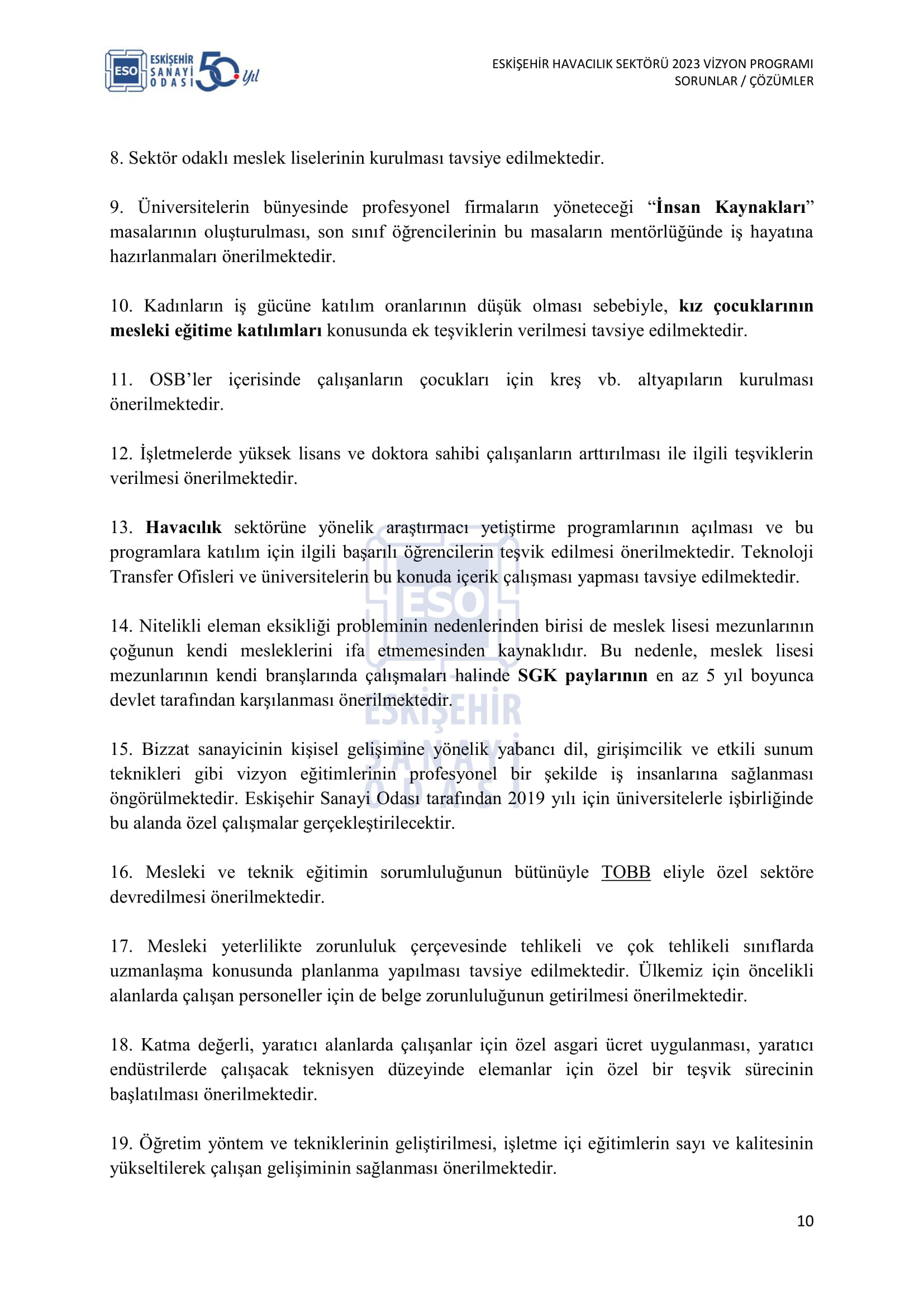 ESKİŞEHİR SANAYİ ODASI