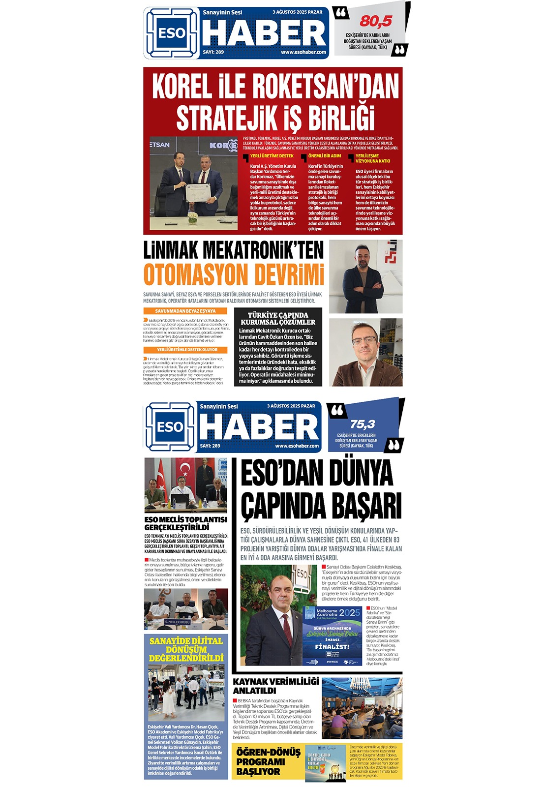 ESOHaber Günlük Dijital Gazete