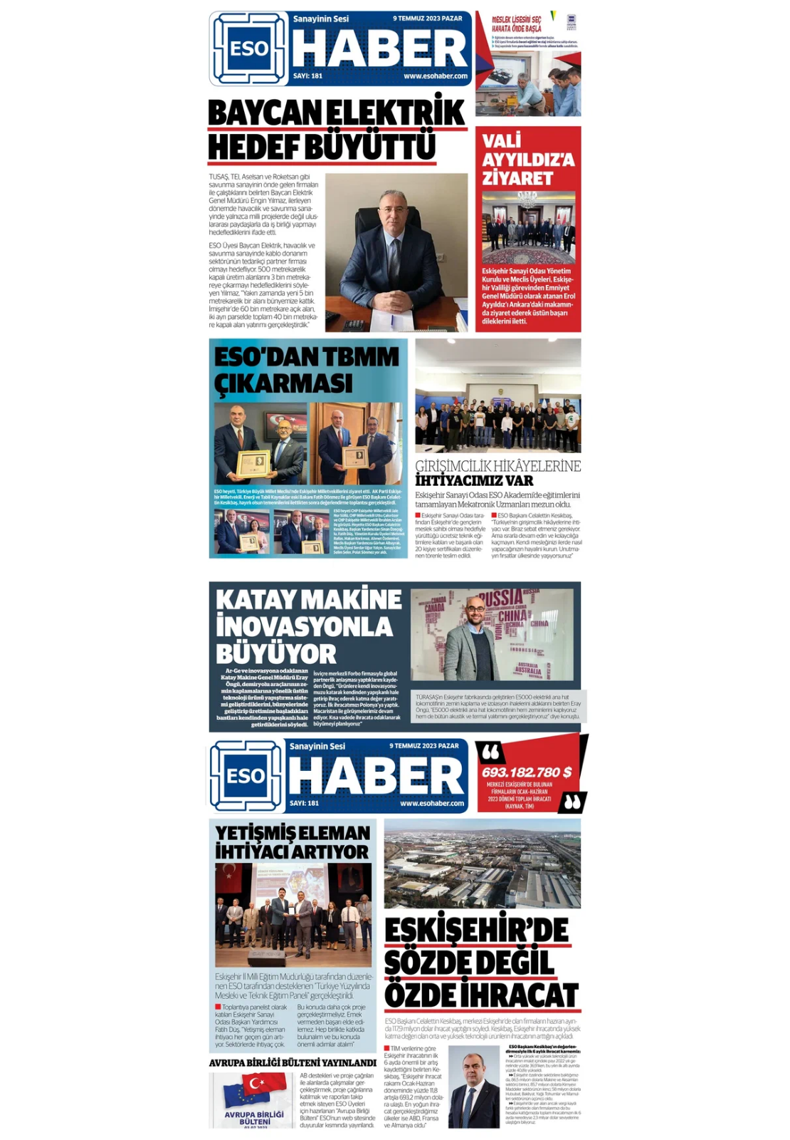 ESOHaber Günlük Dijital Gazete