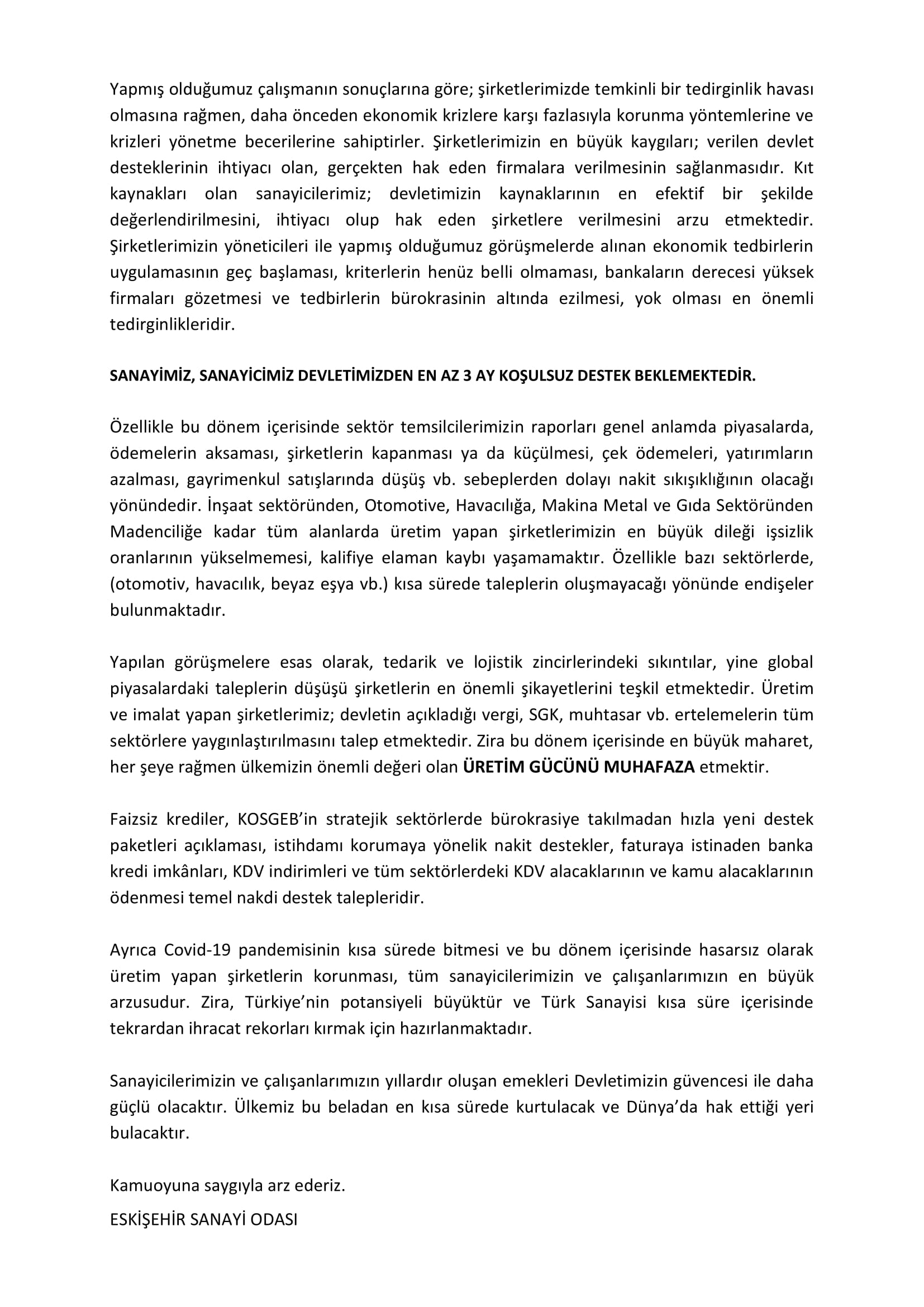 ESKİŞEHİR SANAYİ ODASI